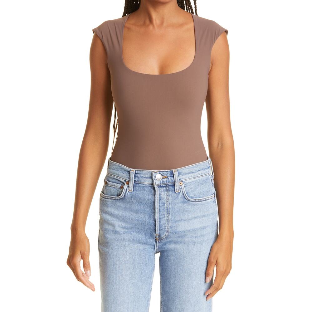 ALIX NYC Nadine Bodysuit - XS Chestnut